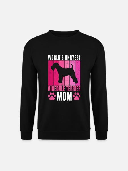 Cadeaux Airedale Terrier - Sweat-shirt Unisexe - noir