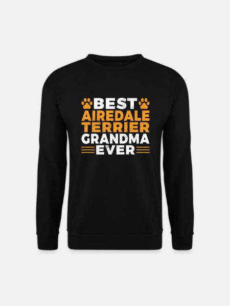 Airedale Terrier Gifts - Unisex Pullover - Schwarz