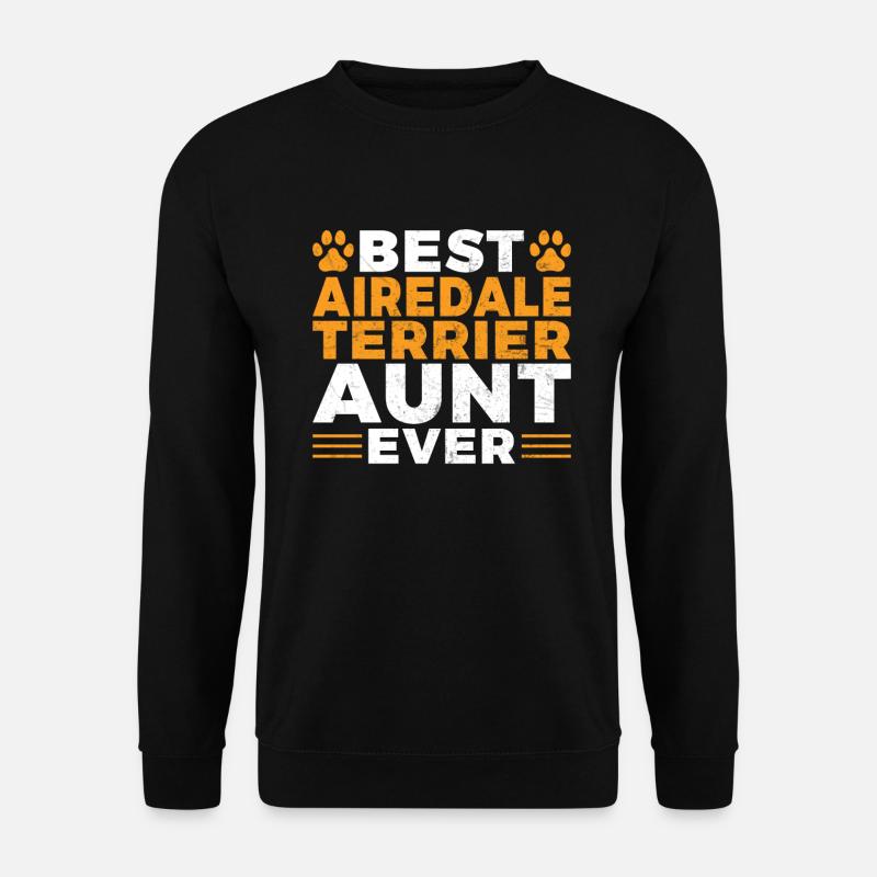 Cadeaux Airedale Terrier - Sweat-shirt Unisexe - noir