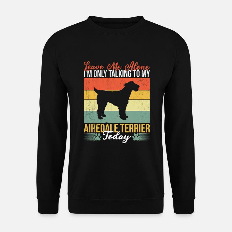 Cadeaux Airedale Terrier - Sweat-shirt Unisexe - noir
