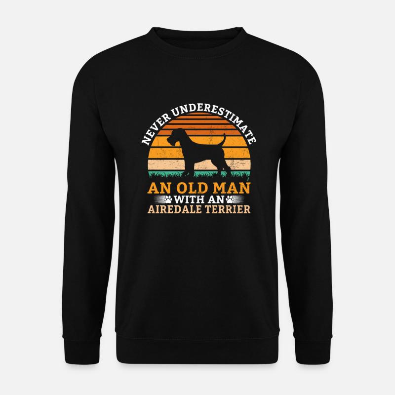 Cadeaux Airedale Terrier - Sweat-shirt Unisexe - noir