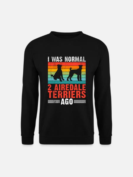 Airedale Terrier Gifts - Unisex Pullover - Schwarz