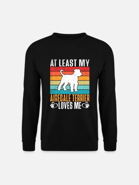 Airedale Terrier Gifts - Unisex Pullover - Schwarz