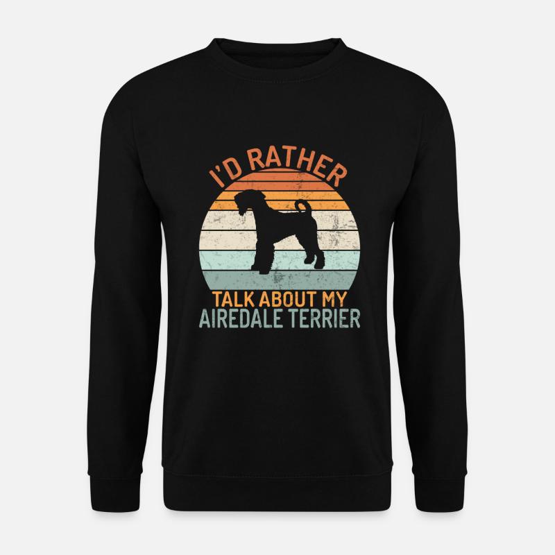 Airedale Terrier Gifts - Unisex Sweatshirt - black