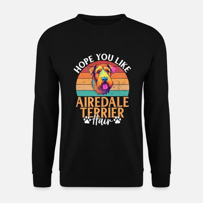 Airedale Terrier Gifts - Unisex Sweatshirt - black