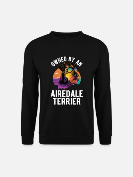Cadeaux Airedale Terrier - Sweat-shirt Unisexe - noir