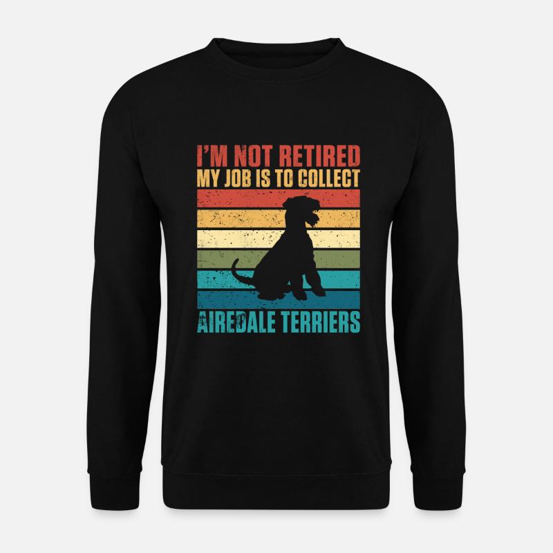 Cadeaux Airedale Terrier - Sweat-shirt Unisexe - noir