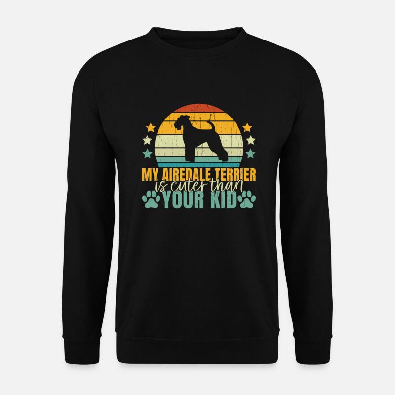 Airedale Terrier Gifts - Unisex Sweatshirt - black