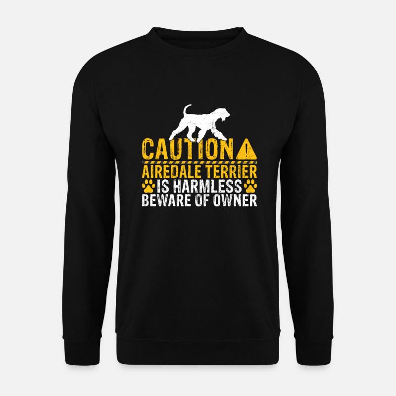Airedale Terrier Gifts - Unisex Pullover - Schwarz