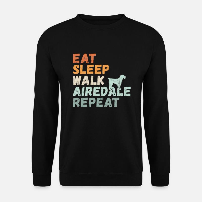 Cadeaux Airedale Terrier - Sweat-shirt Unisexe - noir