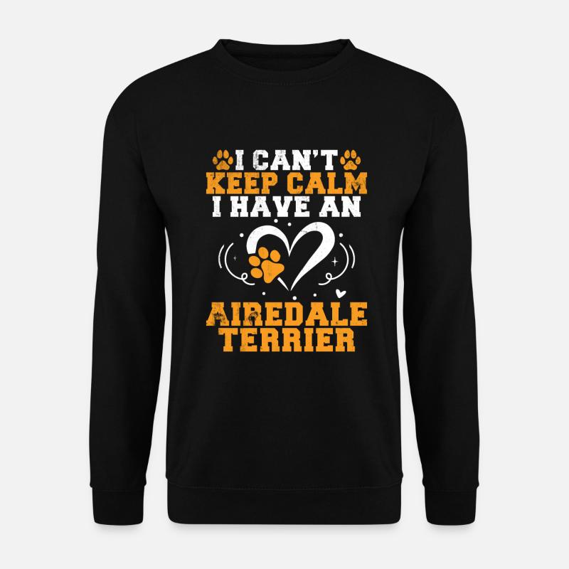 Cadeaux Airedale Terrier - Sweat-shirt Unisexe - noir