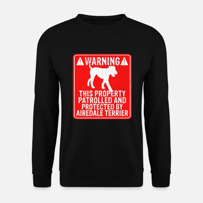 Cadeaux Airedale Terrier - Sweat-shirt Unisexe - noir
