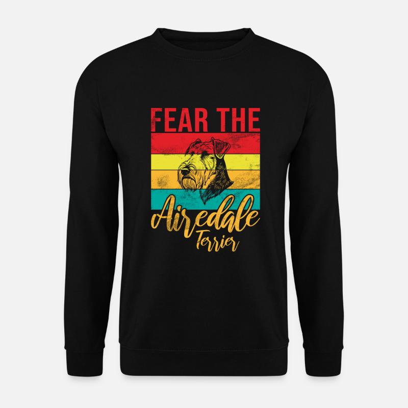 Cadeaux Airedale Terrier - Sweat-shirt Unisexe - noir