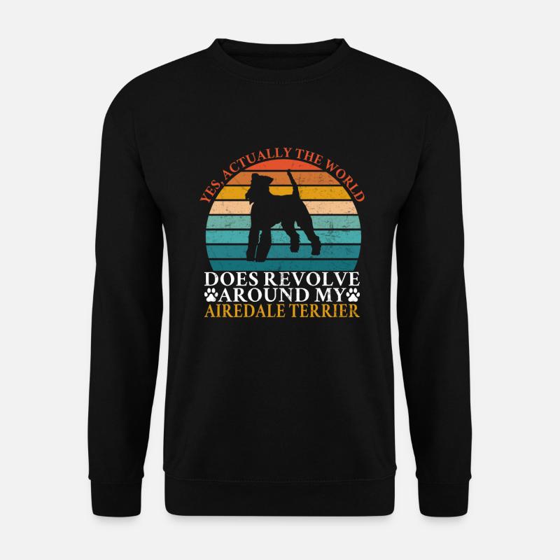 Airedale Terrier Gifts - Unisex Sweatshirt - black