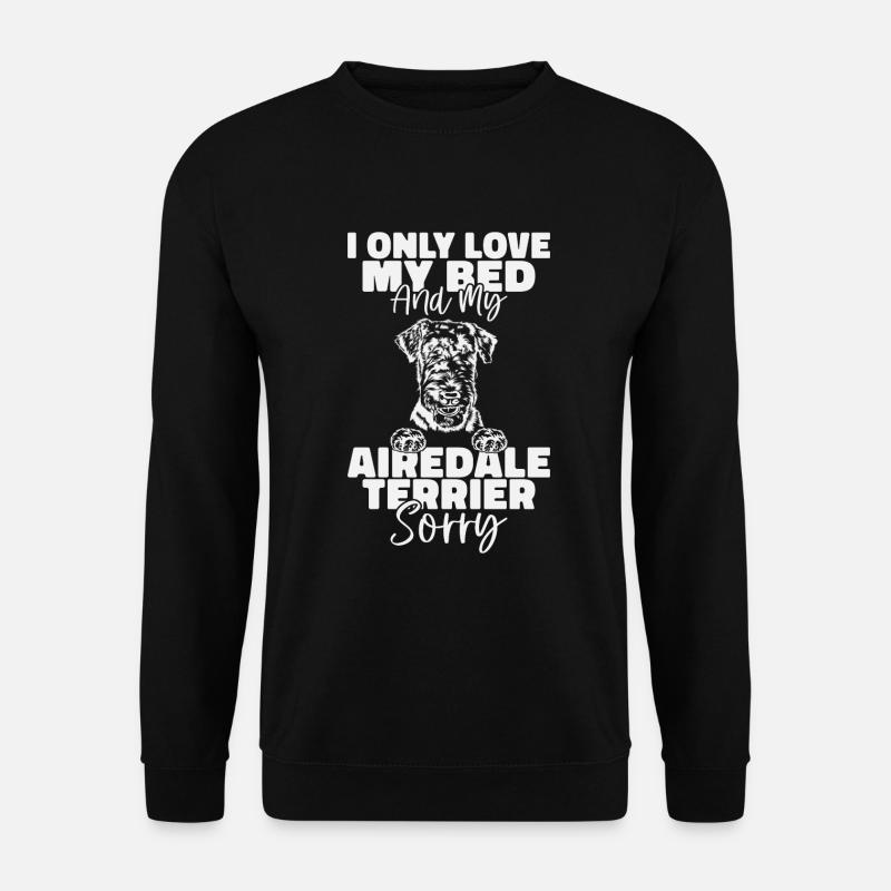 Cadeaux Airedale Terrier - Sweat-shirt Unisexe - noir