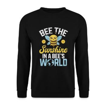 Bee Gifts - Unisex Sweatshirt - black - Front - Alina (178cm) & Michal (187cm)