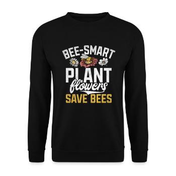 Bee Gifts - Unisex Sweatshirt - black - Front - Alina (178cm) & Michal (187cm)