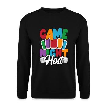 Jeux de société jeu de société cadeau - Sweat-shirt Unisexe - noir - Devant - Alina (178cm) & Michal (187cm)