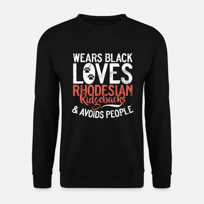 Rhodesian Ridgeback Gifts - Unisex Sweatshirt - black