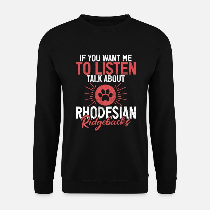Rhodesian Ridgeback Gifts - Unisex Sweatshirt - black