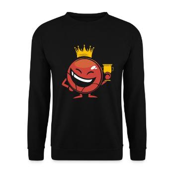 Lyonnaises - Sweat-shirt Unisexe - noir - Devant - Alina (178cm) & Michal (187cm)
