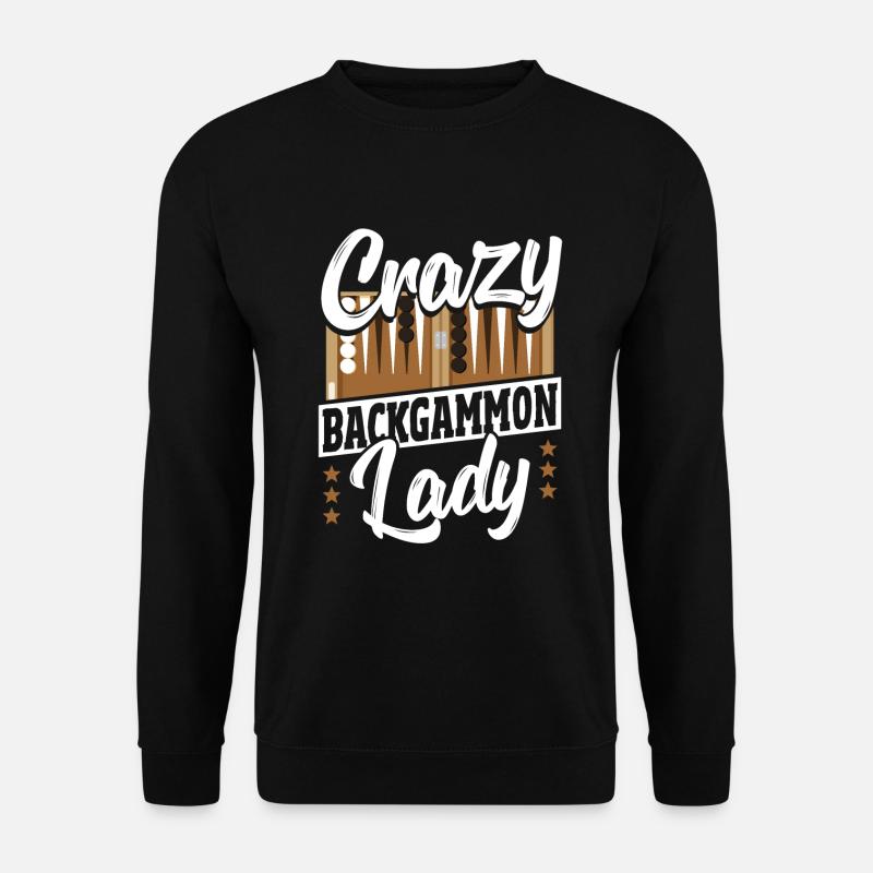 Backgammon - Unisex Pullover - Schwarz