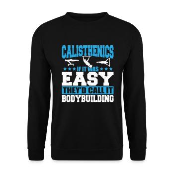 Callisthénie - Sweat-shirt Unisexe - noir - Devant - Alina (178cm) & Michal (187cm)