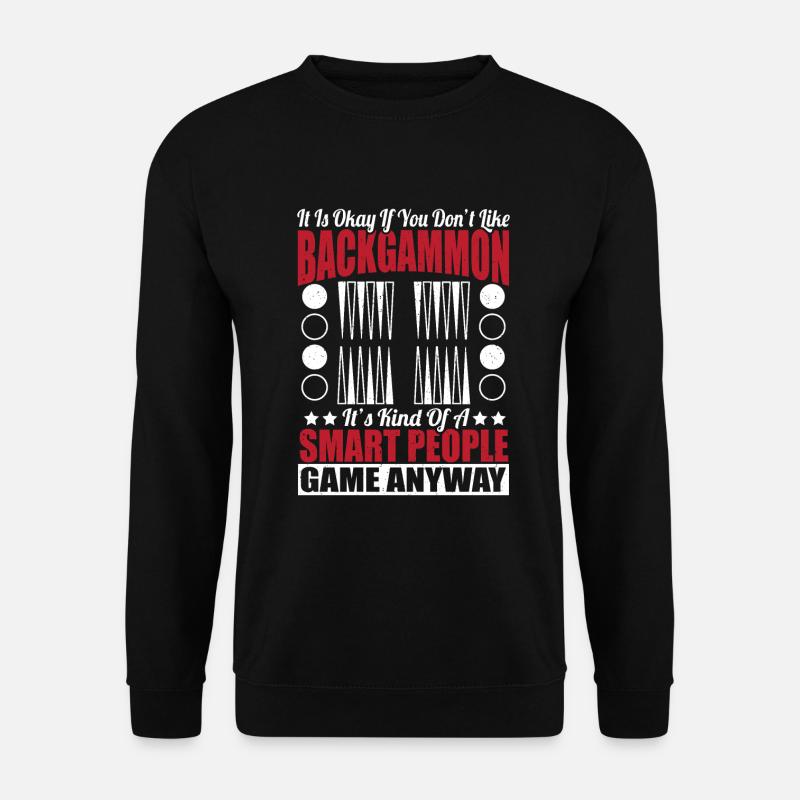 Backgammon - Sweat-shirt Unisexe - noir