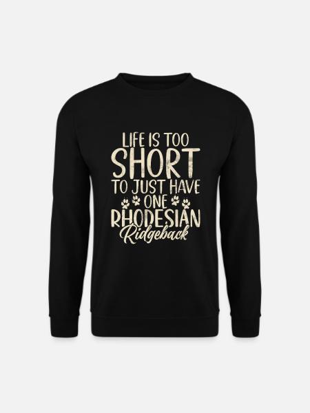 Rhodesian Ridgeback Gifts - Unisex Pullover - Schwarz