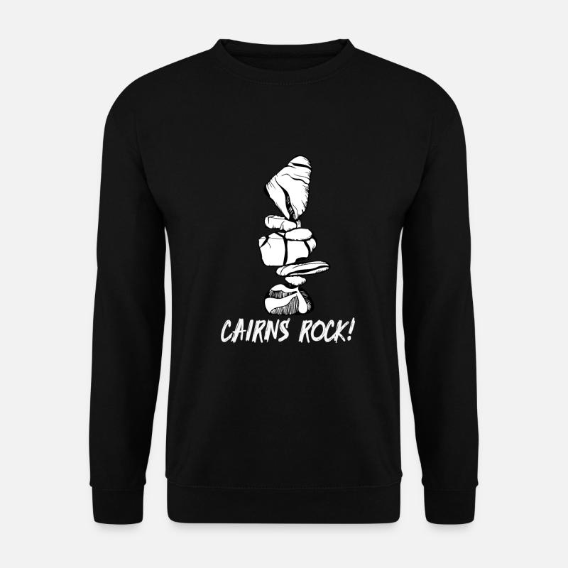 Gift for stacking stones - Unisex Sweatshirt - black