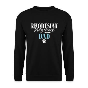 Cadeaux Rhodesian Ridgeback - Sweat-shirt Unisexe - noir - Devant - Alina (178cm) & Michal (187cm)