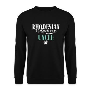 Cadeaux Rhodesian Ridgeback - Sweat-shirt Unisexe - noir - Devant - Alina (178cm) & Michal (187cm)