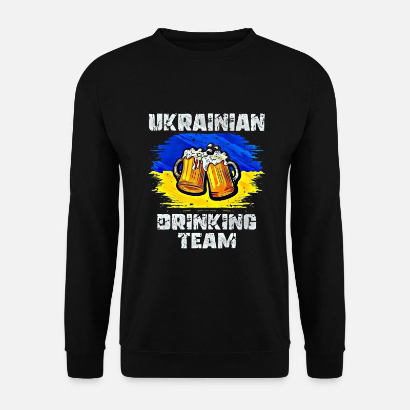 Ukraine Drinking Team - Unisex Sweatshirt - black