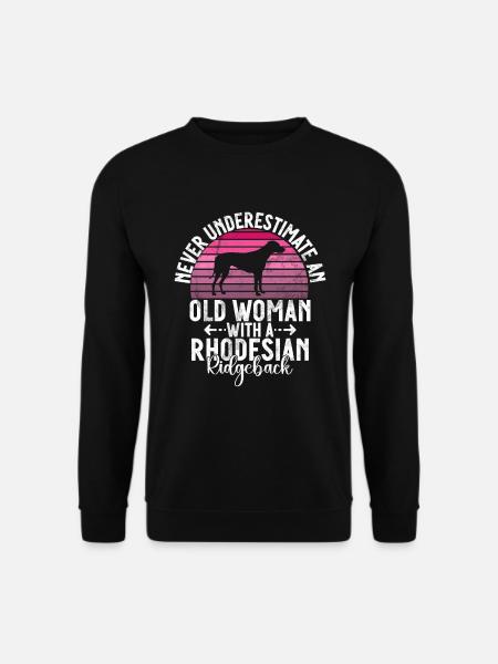 Rhodesian Ridgeback Gifts - Unisex Pullover - Schwarz