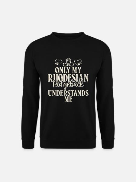 Rhodesian Ridgeback Gifts - Unisex Pullover - Schwarz