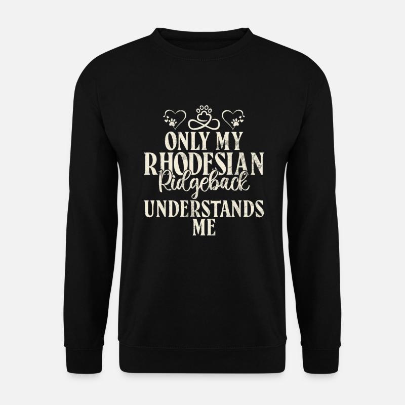 Rhodesian Ridgeback Gifts - Unisex Pullover - Schwarz