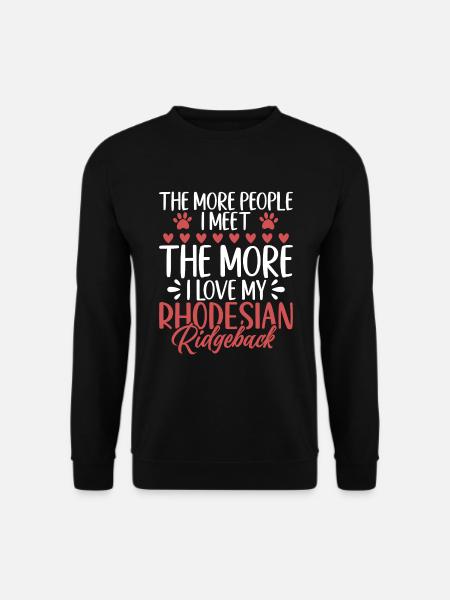 Cadeaux Rhodesian Ridgeback - Sweat-shirt Unisexe - noir
