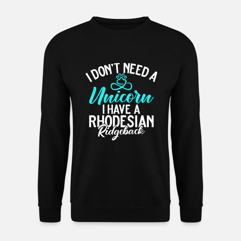 Rhodesian Ridgeback Gifts - Unisex Sweatshirt - black