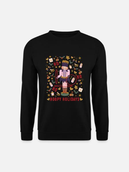 Hoopy Holidays - Unisex Pullover - Schwarz