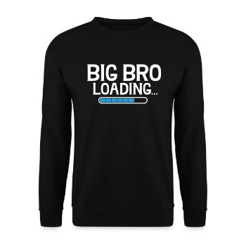 Brother Gifts - Unisex Pullover - Schwarz - Vorne - Alina (178cm) & Michal (187cm)