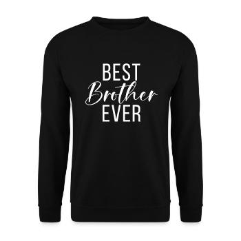 Brother Gifts - Unisex Pullover - Schwarz - Vorne - Alina (178cm) & Michal (187cm)