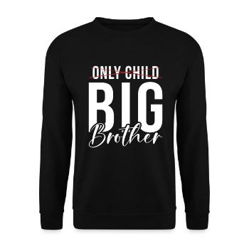 Brother Gifts - Unisex Pullover - Schwarz - Vorne - Alina (178cm) & Michal (187cm)
