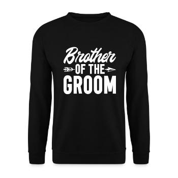 Brother Gifts - Unisex Pullover - Schwarz - Vorne - Alina (178cm) & Michal (187cm)