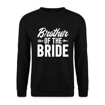 Brother Gifts - Unisex Pullover - Schwarz - Vorne - Alina (178cm) & Michal (187cm)