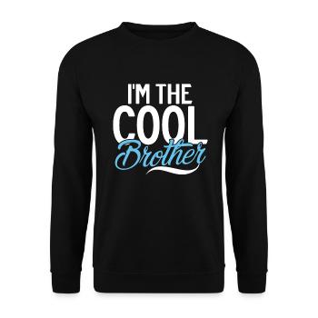 Brother Gifts - Unisex Pullover - Schwarz - Vorne - Alina (178cm) & Michal (187cm)