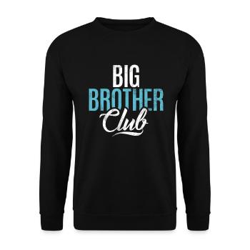 Brother Gifts - Unisex Pullover - Schwarz - Vorne - Alina (178cm) & Michal (187cm)