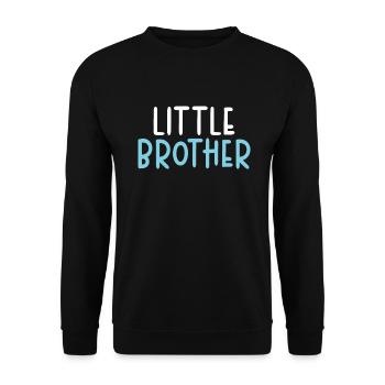 Little Brother Gifts - Unisex Sweatshirt - black - Front - Alina (178cm) & Michal (187cm)