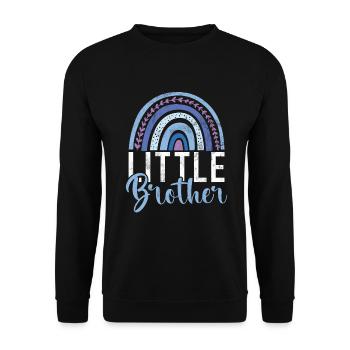 Little Brother Gifts - Unisex Pullover - Schwarz - Vorne - Alina (178cm) & Michal (187cm)