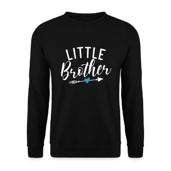Little Brother Gifts - Unisex Pullover - Schwarz - Vorne - Alina (178cm) & Michal (187cm)