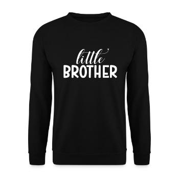 Little Brother Gifts - Unisex Sweatshirt - black - Front - Alina (178cm) & Michal (187cm)